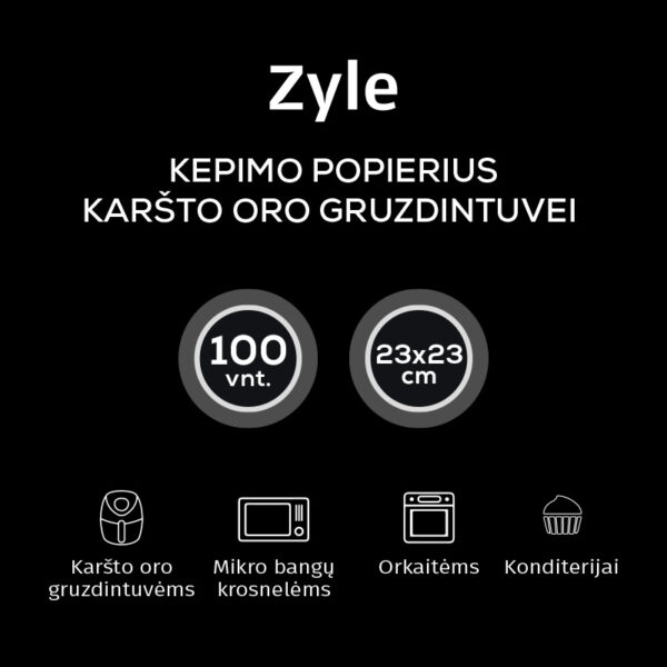 Kepimo popierius karšto oro gruzdintuvei Zyle ZY3519AFP - Image 3